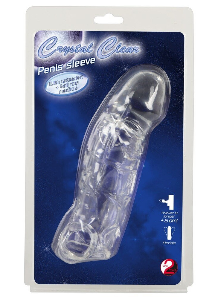 Crystal Clear Penis Sleeve wit